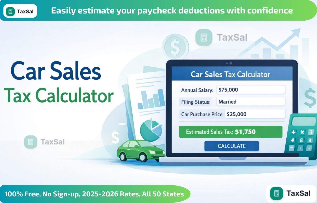 Car Sales Tax Calculator Tennessee (TN) – Estimate Your Vehicle Tax Instantly