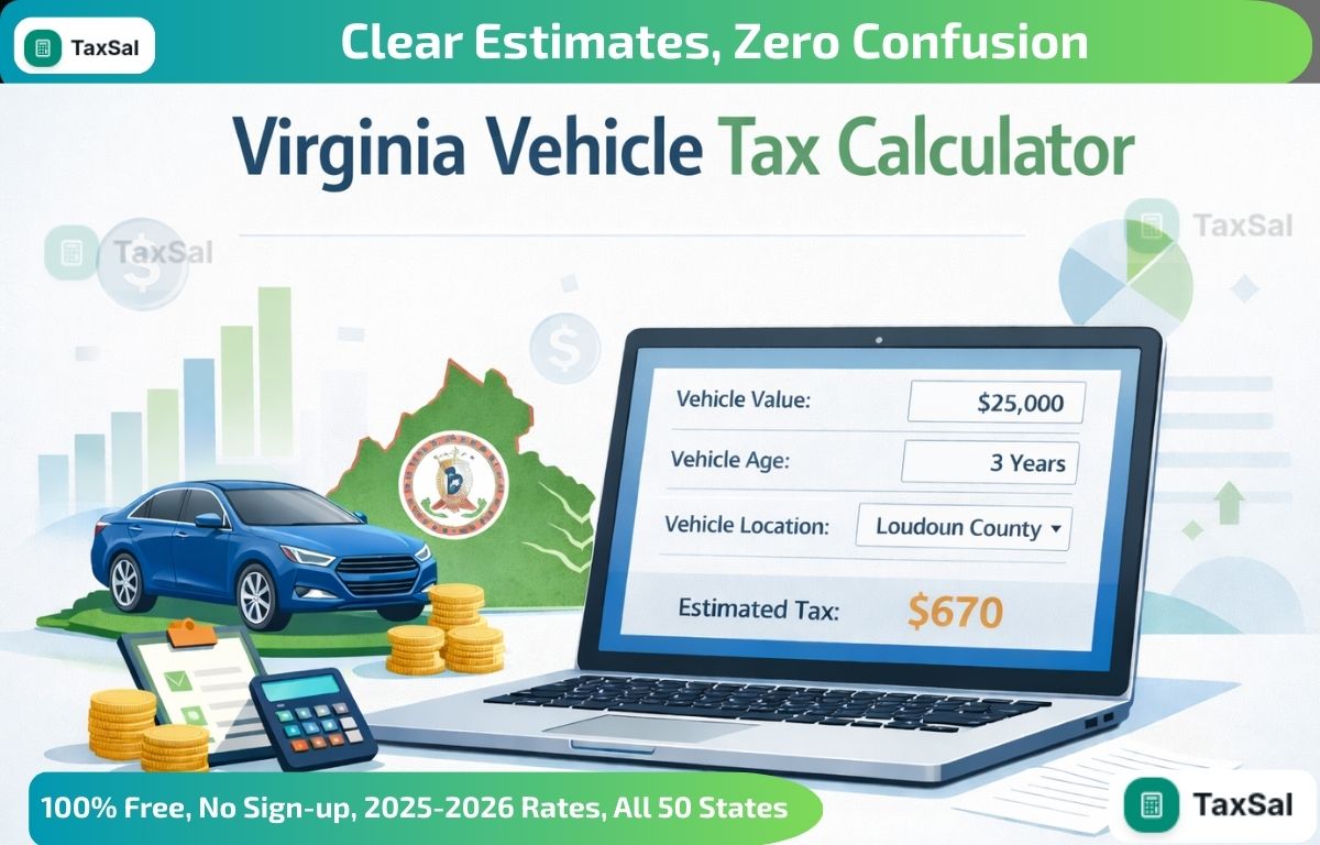 Virginia Vehicle Tax Calculator – Instantly Estimate Car Taxes & Fees