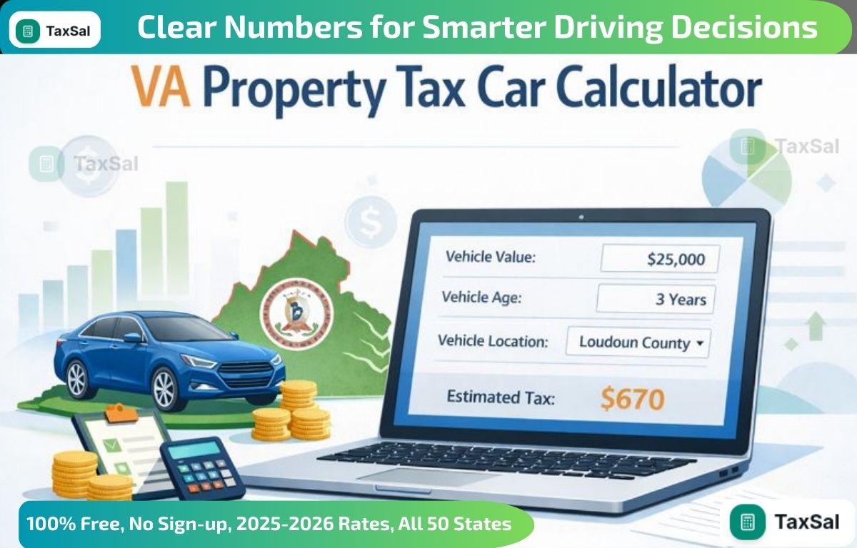 VA Property Tax Car Calculator – Instantly Estimate Virginia Vehicle Property Tax
