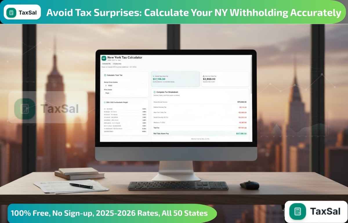 How the New York State Income Tax Withholding Calculator Helps You Estimate Accurate Taxes