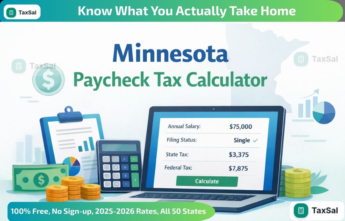 Minnesota Paycheck Tax Calculator – Instantly Calculate Accurate Take-Home Pay 2025